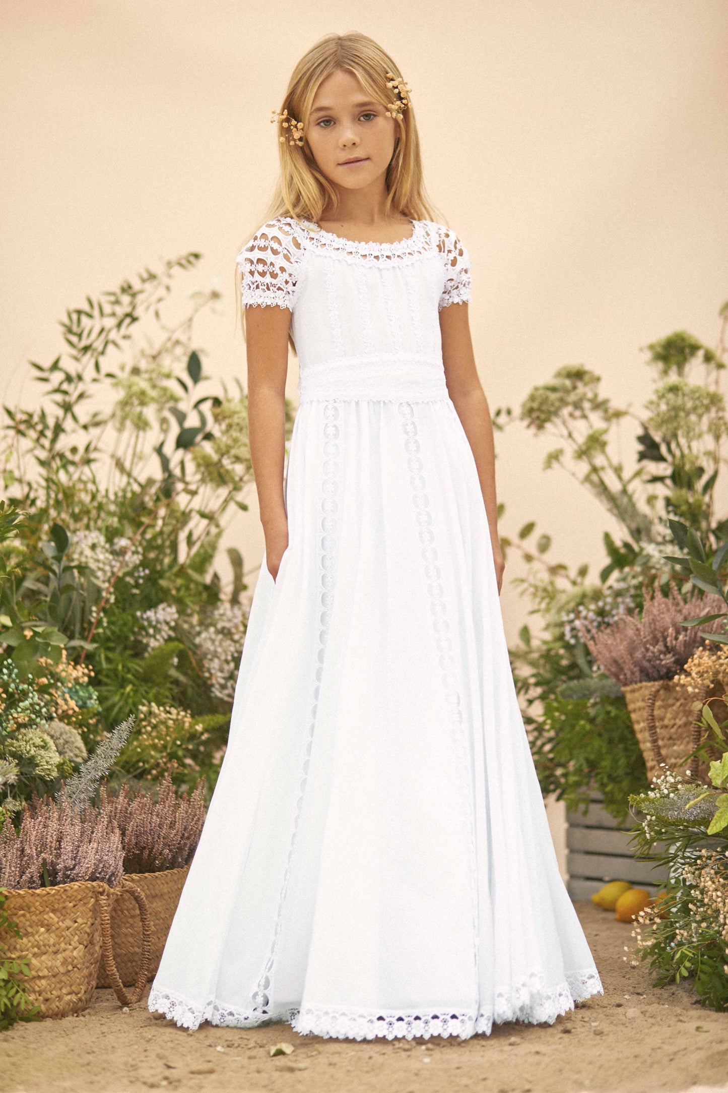 Vestido Blancanieves largo